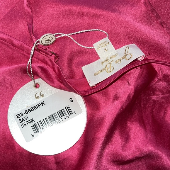 Julie Brown Savi Slip Dress- It's Pink - Picture 4 of 7